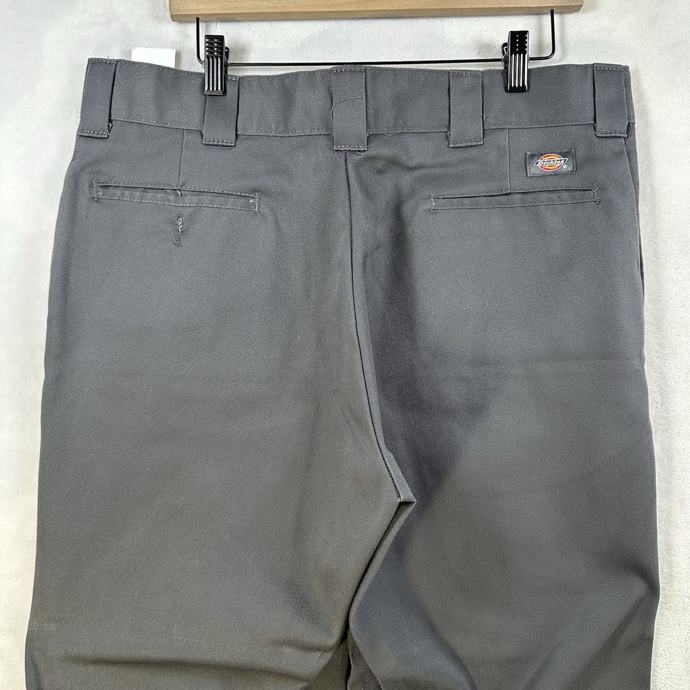 Dickies Work Pants Mens 38x30 Black Flex Original Fit Straight Leg Workwear
